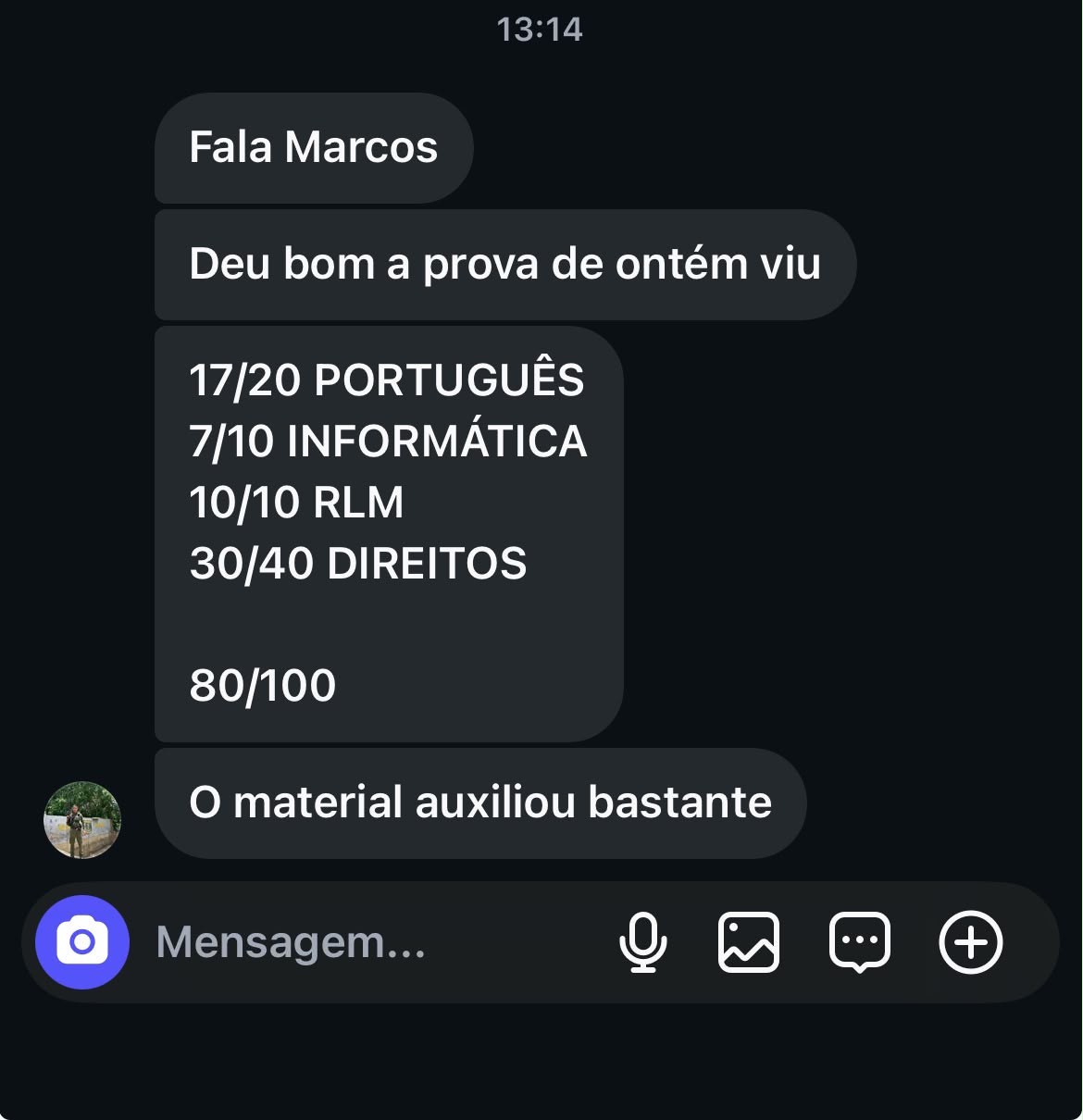 Depoimento com nota real: 17 de 20 em Português na prova